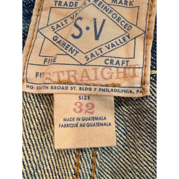 Salt Valley Jeans 32 Distressed Grunge Revival Street Style Denim - Picture 5 of 10